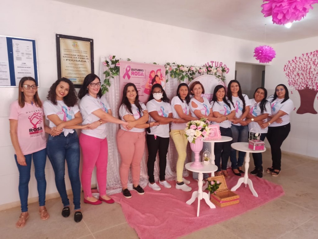 PREFEITURA DE CONDE REALIZA DIA D DA CAMPANHA OUTUBRO ROSA NESTA TERÇA