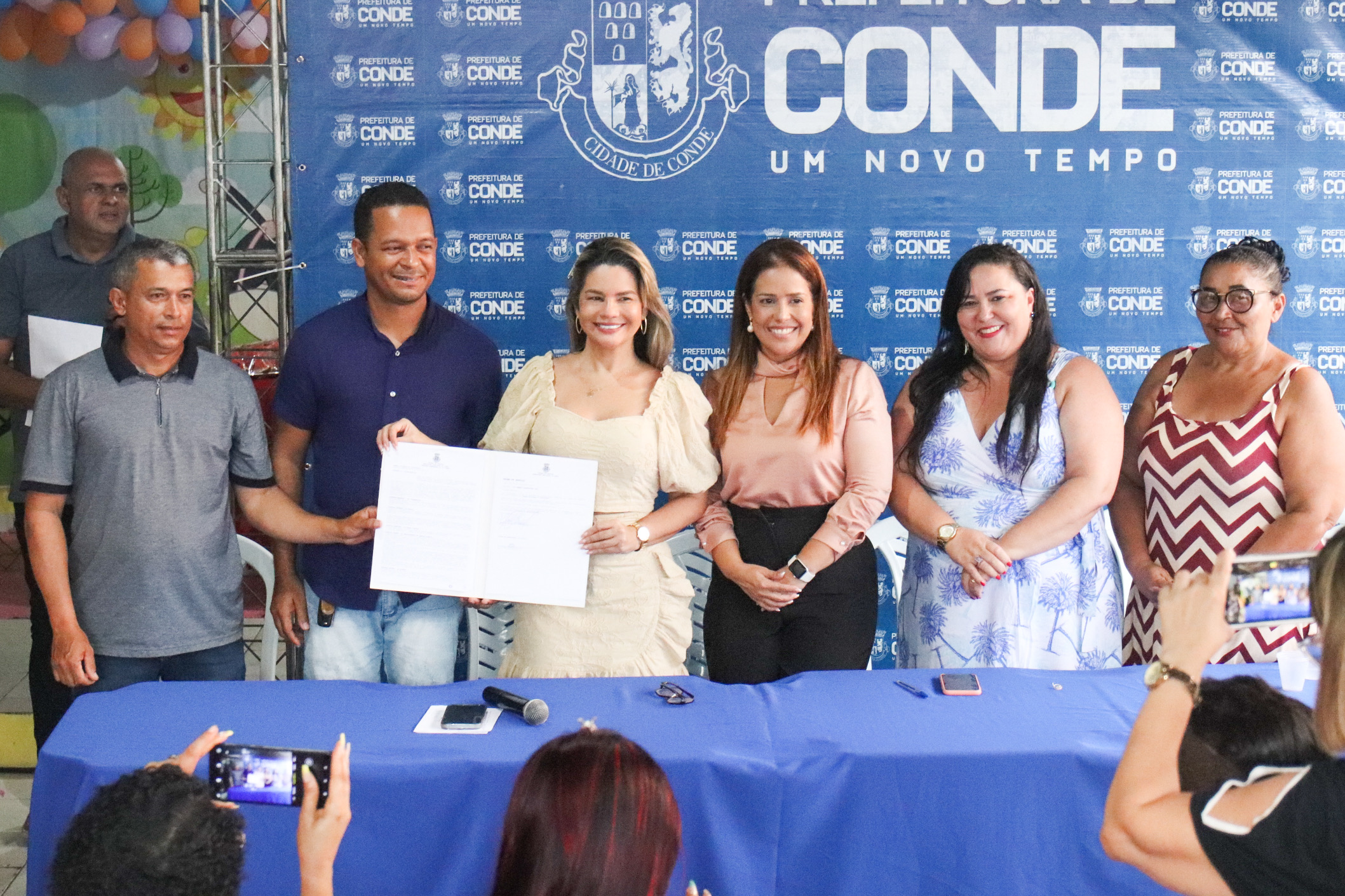 Ordem de serviço para construção de CREI Afredo Rodrigues em Gurugi é assinada nesta quinta
