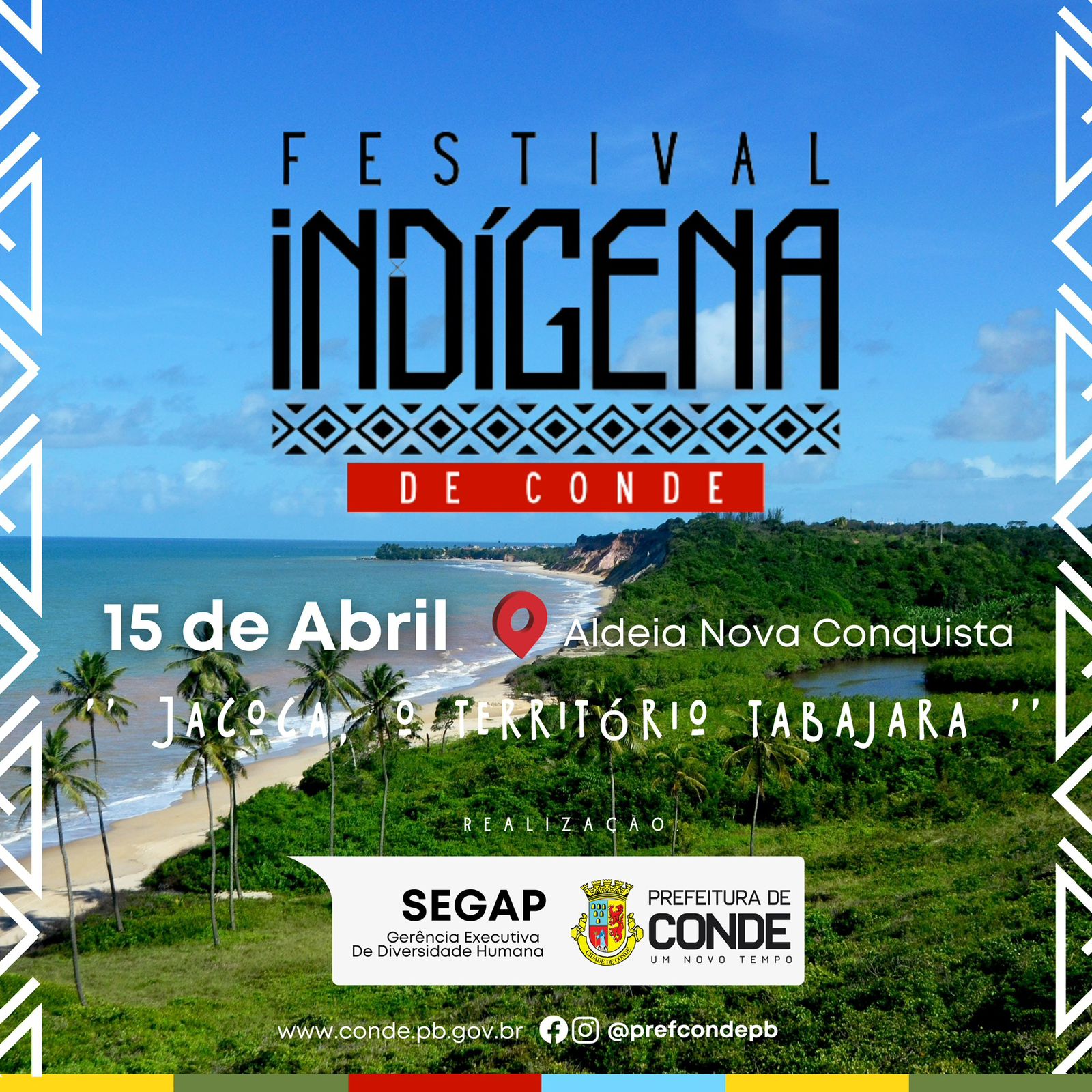Prefeitura de Conde realiza 1º Festival Indígena na Aldeia Nova Conquista