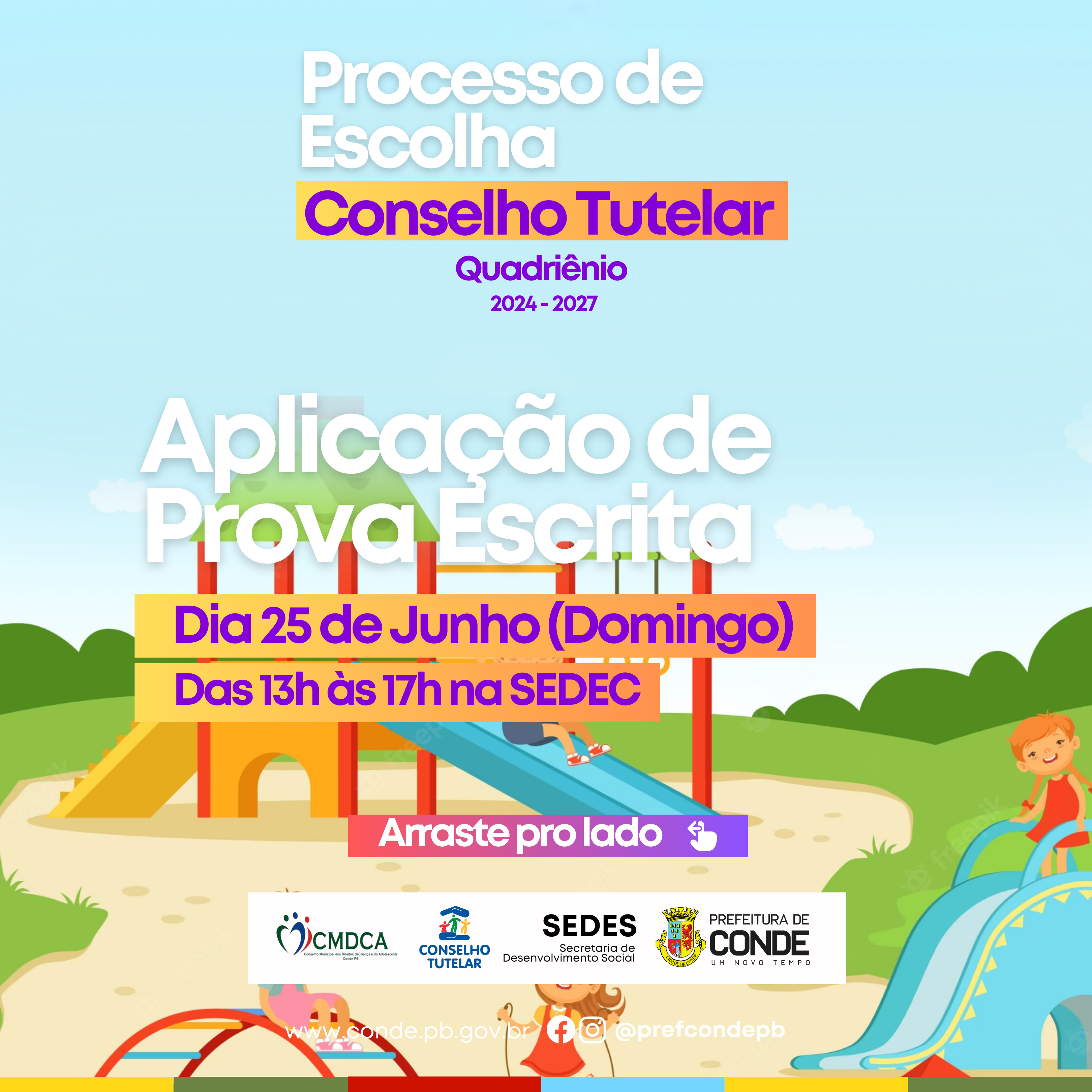 Conselho Tutelar: CMDCA aplica provas para candidatos às vagas de Conselheiros neste domingo