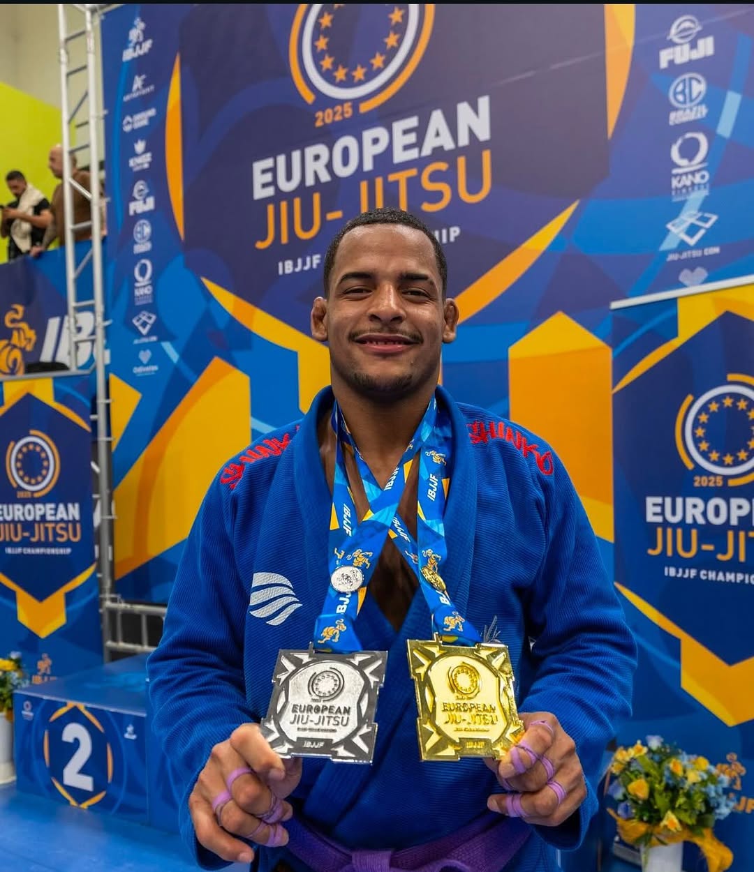 Atleta de Conde, Jeferson Tijolo, conquista ouro absoluto no Campeonato Europeu de Jiu-Jitsu 2025
