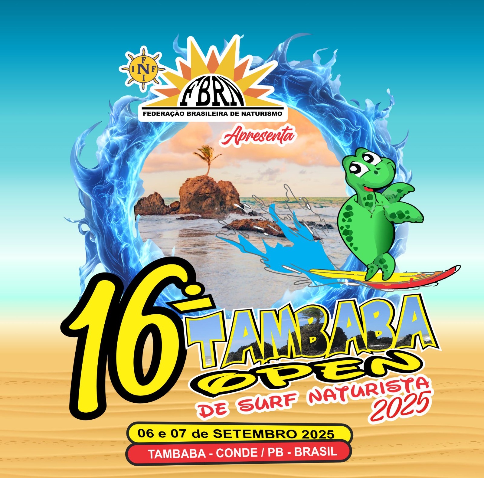 Imagem para o evento Tambaba Open de Surf Naturista 2025