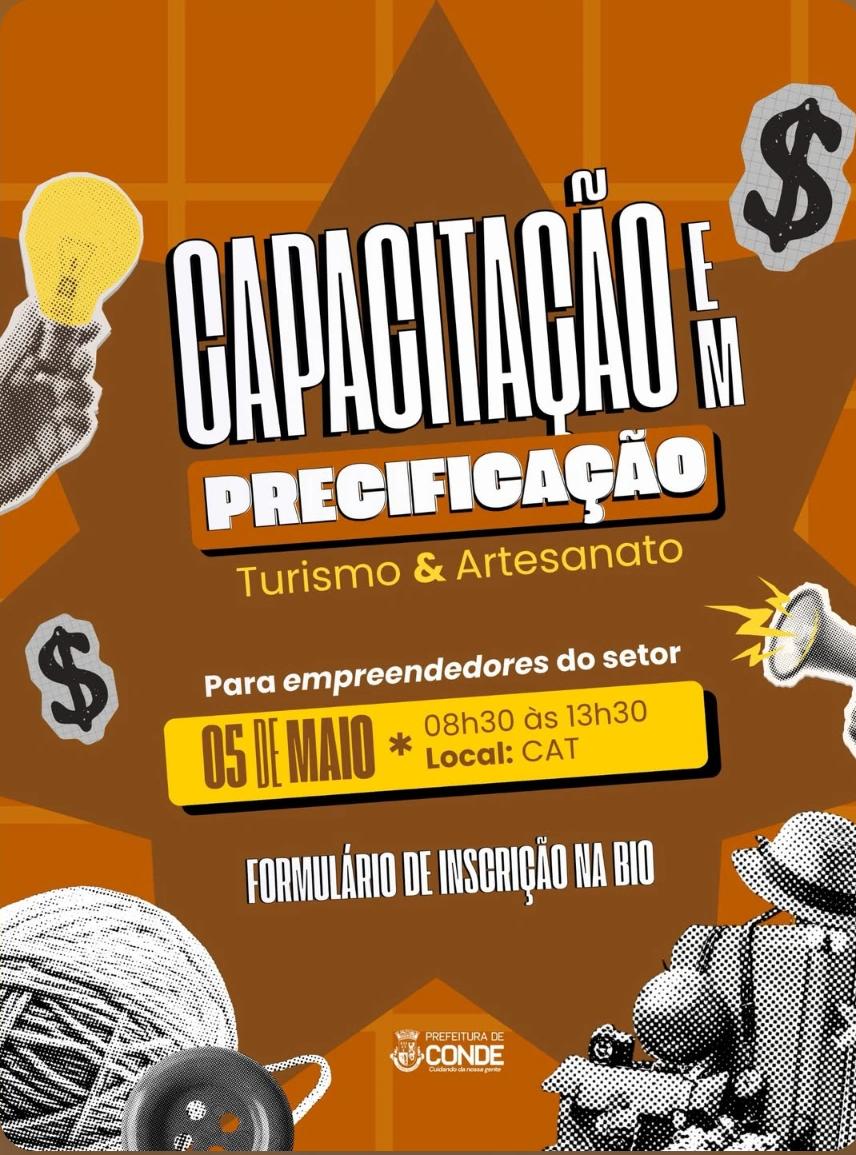 Imagem para o evento CAPACITAÇÃO EM PRECIFICAÇÃO- TURISMO E ARTESANATO.
